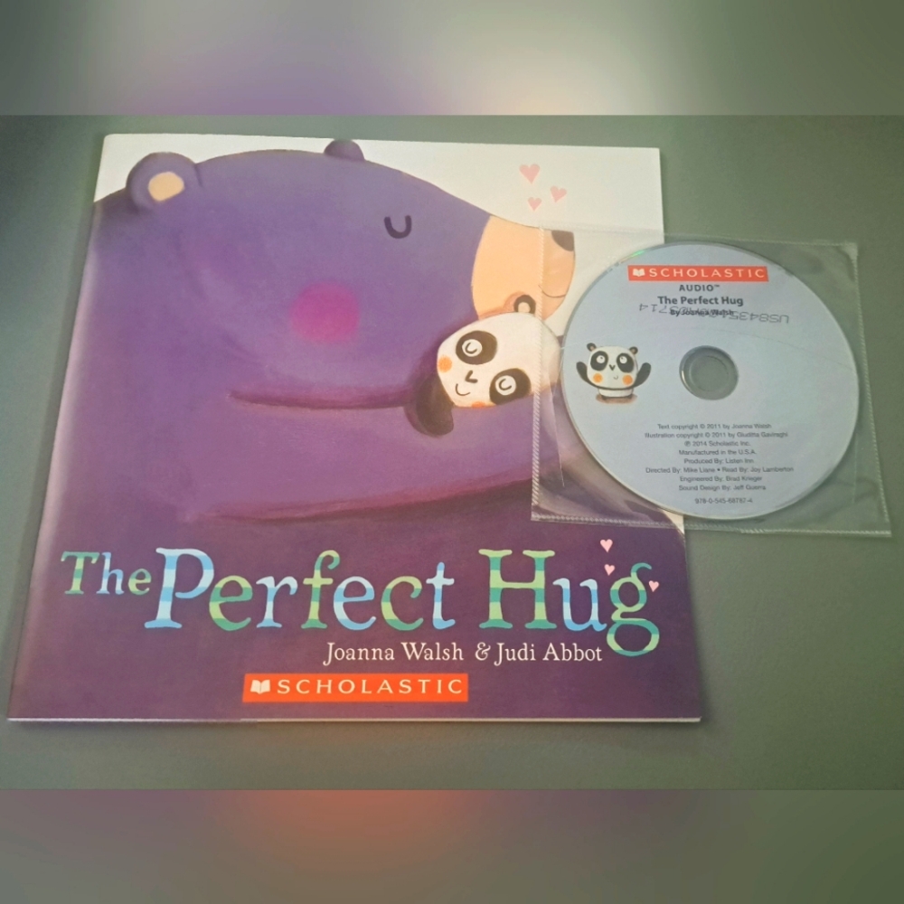 New Scholastic The Perfect Hug Book & CD Set